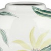 Dahlia Studios Sensei 13 1/4" Wide Red and White Ceramic Decorative Vase - 3 of 4
