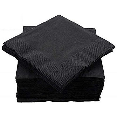 SparkSettings Beverage Napkins, 5” x 5” 2 Ply Paper Napkins, Pack of 100
