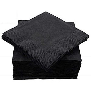 SparkSettings Beverage Napkins, 5” x 5” 2 Ply Paper Napkins, Pack of 100 - 1 of 4