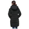 Rokka&Rolla Women's Heavy Long Winter Coat with Fleece Hood Parka Jacket - image 4 of 4