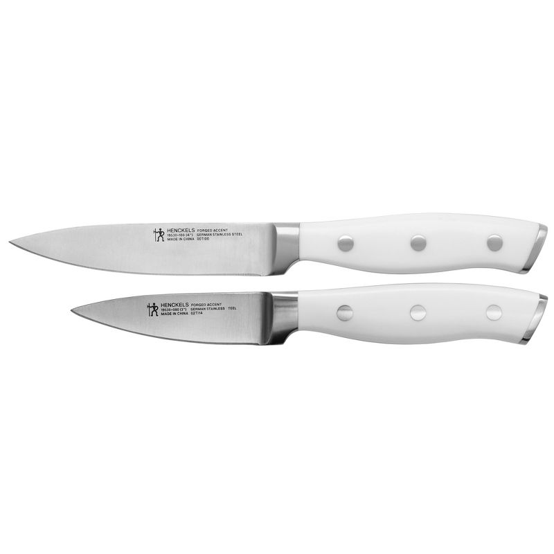 Henckels Forged Accent 2-pc Paring Knife Set - White Handle, 1 of 3