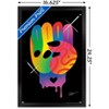 Trends International Jason Naylor - Fist of Color Framed Wall Poster Prints - 3 of 4