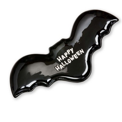 tag Happy Halloween Bat Platter
