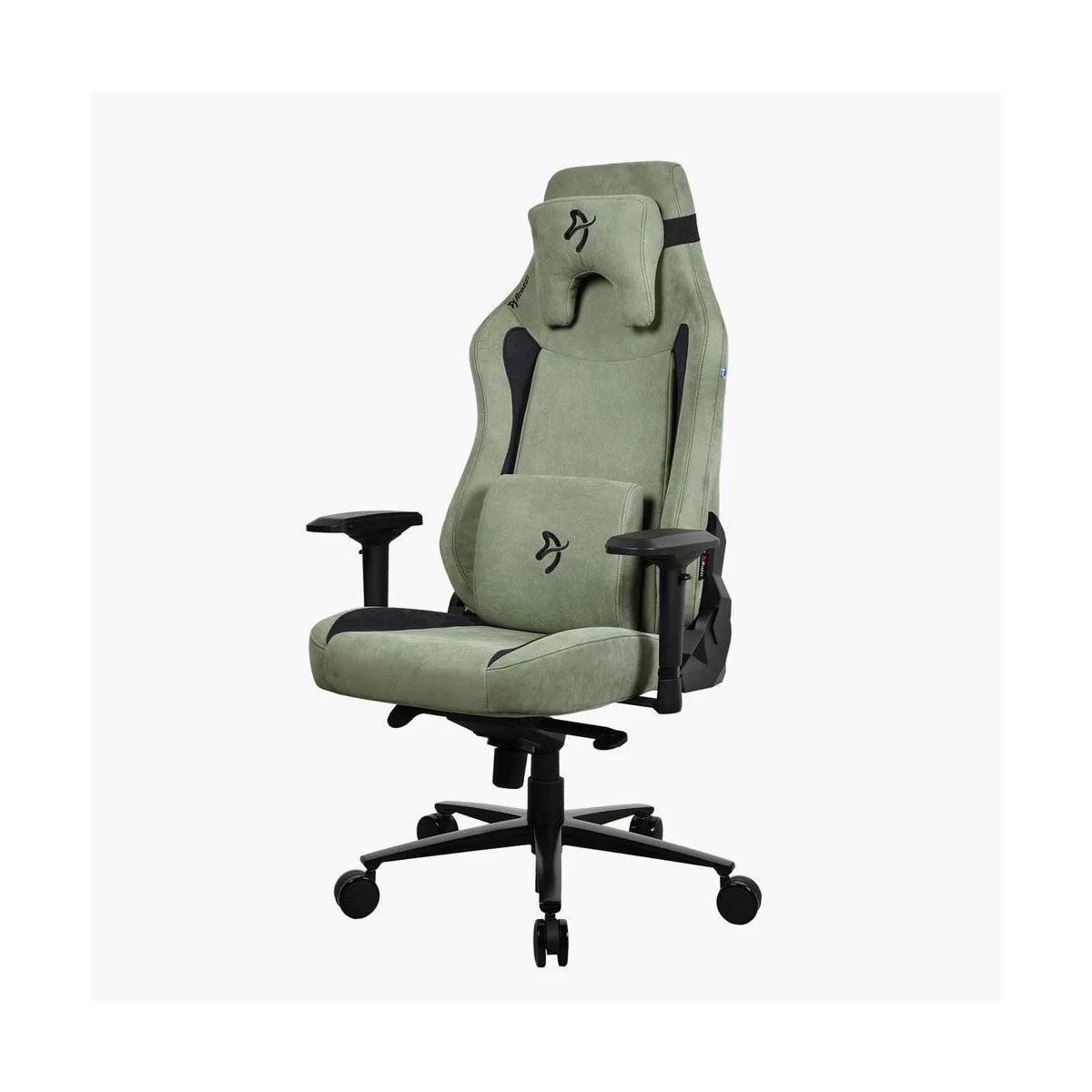 Arozzi Vernazza XL Supersoft Office and Gaming Chair with Memory Foam Lumbar Support 4D Armrest Forest