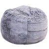 Sapphtopaz Bean Bag Chair with Memory Foam, Round Cloud Couch, Lounger Bean Bag Chairs for Adults, Sofa Reading Chair for Living Room - 2 of 4