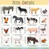 16-Piece Realistic Animal Figures Set, Mini Jungle & Farm Toys for Educational Playsets and Cake Topper Decorations - 3 of 4