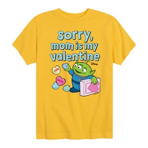 Boys' - Toy Story - Sorry Mom My Valentine Short Sleeve Graphic T-Shirt - 1 of 4