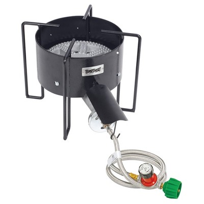 Bayou Classic KAB4 Bayou Banjo Cooker - Propane Burner for Outdoor Cooking, Outdoor Stove - Crawfish Boiler