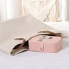 Unique Bargains Letter Travel Women Girls Birthday Gifts Portable PU Leather Jewelry Storage Display Holder - 4 of 4