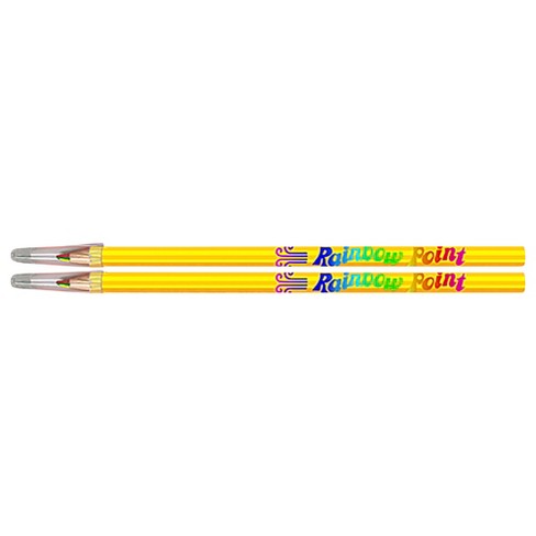 Musgrave Pencil Co. Rainbow Point Pencils with Caps, Pack of 72