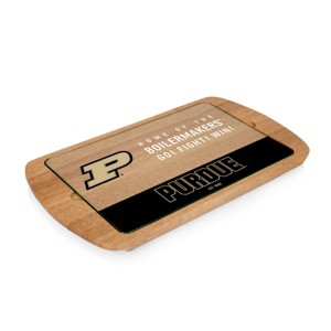 NCAA Purdue Boilermakers Parawood Billboard Glass Top Serving Tray - 1 of 2