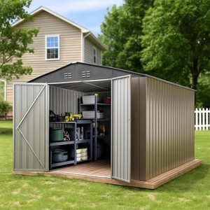 Metal tool shed and metal sheet tool room 8x10FT - 1 of 1
