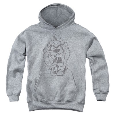 Boys’ Looney Tunes Faded Taz Hooded Sweatshirt