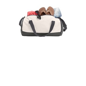 Port Authority Classic Duffel Bag with Dyed to Match Handles and Zippered End Pocket - 40L - 1 of 4
