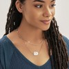 SHINE by Sterling Forever Chain Link and Pearl Layered Necklace - silver - 3 of 3