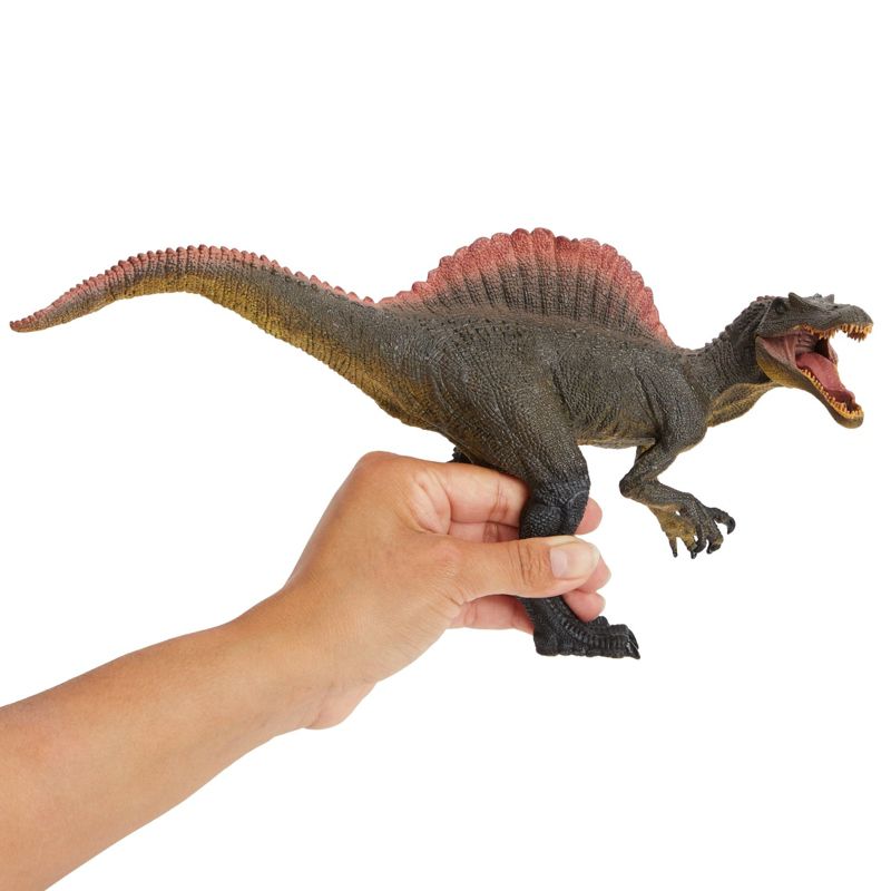 Juvale Green Spinosaurus Dinosaur Toy with Movable Jaw, Plastic Dino Figurine for Boys, Birthday Gifts for Kids, 11.5x6x3.5 in, 4 of 9