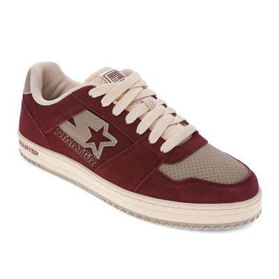 Starter Mens LFS 1 Vintage Genuine Leather Casual Lace-Up Sneaker Shoe