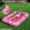 Jasonwell 4-in-1 Inflatable Tanning Lounger, Sun Tan Tub & Pool Raft, Water-Filled Mat/Pad for Adults & Kids (Large), Rose Pink - 3 of 4