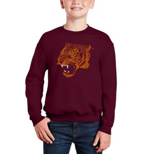 LA Pop Art Beast Mode - Boy's Word Art Crewneck Sweatshirt - 1 of 3