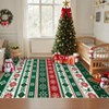 Christmas Area Rug, Machine Washable Low Pile Non-Slip Carpet with Snowflake Reindeer Design, Floor Mat for Home Office - 3 of 4