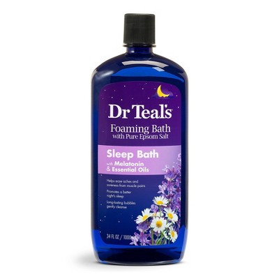 Dr Teal&#39;s Melatonin Sleep Foaming Bubble Bath - 34 fl oz