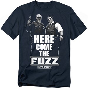 Hot Fuzz Here Come The Fuzz Adult T-Shirt - 1 of 4