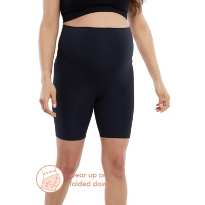 Ingrid & Isabel Basics Maternity Bike Short with Fold Down Panel Bundle 2 Pack - image 5