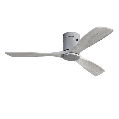 Sofucor 52'' Low Profile Ceiling Fan with 6-Speed Remote Grey