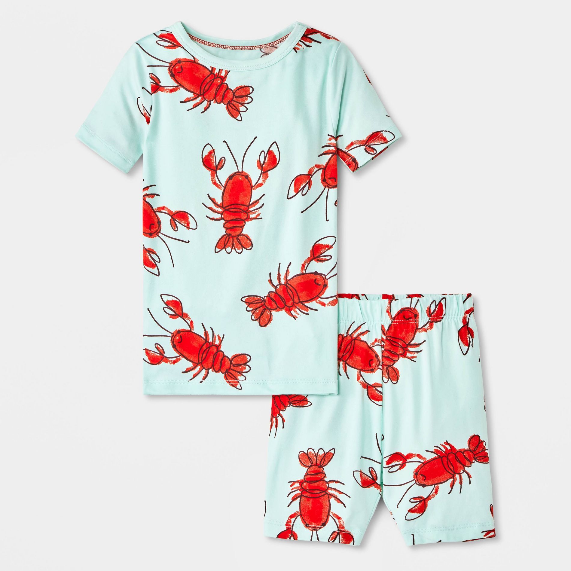 Toddler 2pc Short Sleeve Smooth Jersey Snug Fit Pajama Set - Cat & Jack™