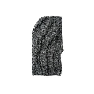 Anna-Kaci Women's Ribbed Knit Balaclava Hood with Soft Cozy Texture - 1 of 4
