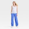 High-Rise Smocked Wide Leg Gauze Maternity Pants - Isabel Maternity by Ingrid & Isabel™ - 3 of 3