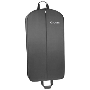 WallyBags 40" Deluxe Travel Garment Bag with Two Pockets - 1 of 4