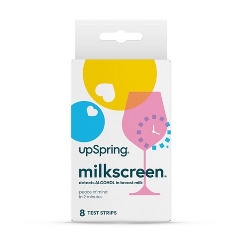 UpSpring Milkscreen for Breastfeeding - 8ct - Detects Alcohol in