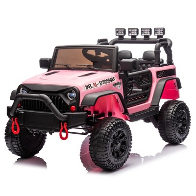 Whisen Children's Ride-On Car with Safety Belt for Ages 3+