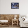 Stupell Industries Joyriding Cats on Broom Black Framed Floater Canvas Wall Art - 2 of 4