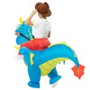 Garvee Inflatable Costume- Inflatable Dinosaur Costume, Halloween Costumes, Funny Blow up Costumes,Onesize - 4 of 4
