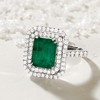 Ross-Simons 3.00 Carat Emerald and 1.60 ct. t.w. Diamond Ring in 14kt White Gold - 4 of 4