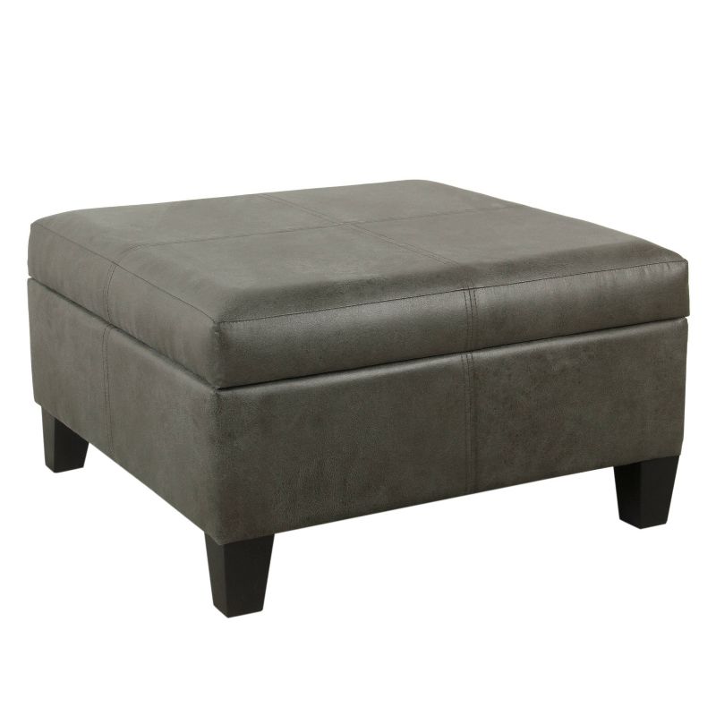 Luxury Large Square Storage Ottoman - HomePop, 1 of 11