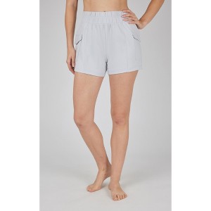 Yogalicious Womens Lux Trail Path Commuter Outdoor Utility 4" Cargo Short - 1 of 3