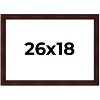 PosterPalooza | Distressed Brown Picture Frame - UV Acrylic, Backing Board, Hanging Hardware Included - 2 of 4