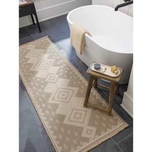 Hauteloom Ragni Hallway, Kitchen Machine Washable Runner Rug - Traditional, Transitional - 1 of 4