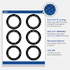 Avery 3" Diameter Labels, Black and White Polka Dots, 60 ct - 3 of 4
