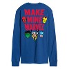 Men's - Marvel - Avengers Make Mine Oversized Long Sleeve Graphic T-Shirt - 2 of 4