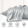 PiccoCasa 85GSM Satin Luxury Silky Envelope Closure Pillowcases 2 Pcs - 3 of 4