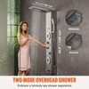 VEVOR Shower Panel System,6 Shower Modes,LED&Display Shower Panel Tower, Rainfall, Waterfall, 4 Body Massage Jets,Tub Spout, Handheld 59" Hose,Silver - 3 of 4