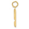 Black Bow Jewelry 14k Yellow Gold, Athletic Collection Medium Polished Number 9 Pendant - 2 of 4