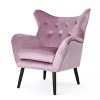 Alyssa New Velvet Armchair - Christopher Knight Home - 2 of 4