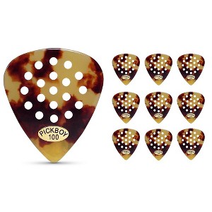 Pick Boy Pos-a-Grip Classic T Shell Cellulose Guitar Picks - 1 of 2