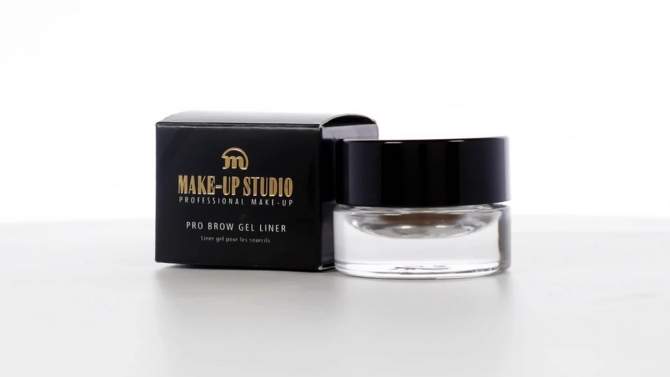 Make-Up Studio Amsterdam Pro Brow Gel Liner - Eyebrow Makeup - Blonde - 0.17 oz, 2 of 10, play video