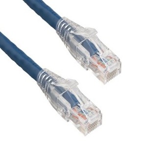 SANOXY Cables and Adapters; 3ft Cat6 550 MHz UTP Ethernet Network Patch Cable with Clear Snagless Boot, Blue - 1 of 2